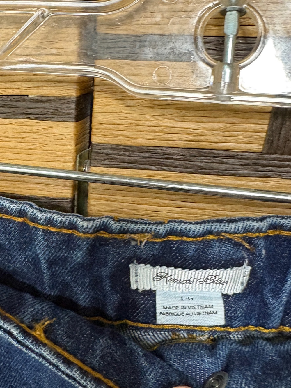Kimchi Blue Clara Drop Waist Denim Midi Skirt Size Large - Picture 6 of 8